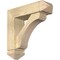 Ekena Millwork Legacy Arts and Crafts Rough Sawn Bracket w/ Offset Brace, Douglas Fir, 6"W x 20"D x 20"H BKT0604X20X20LEC03RDF - alternate 1